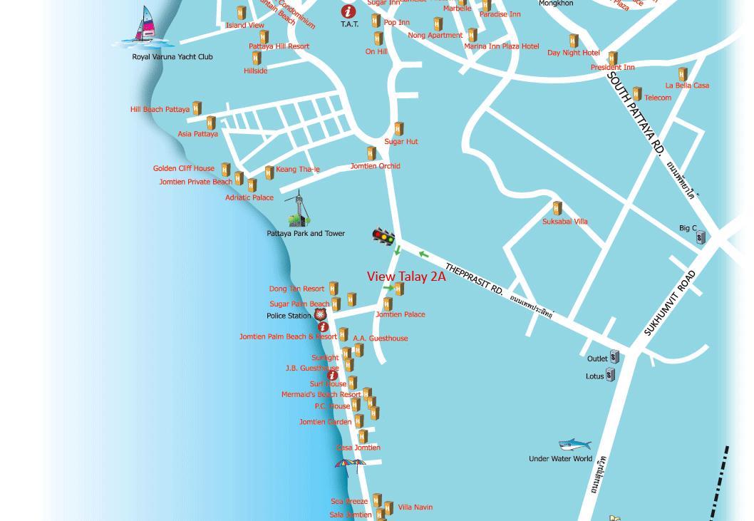 View Talay 2 Suite Apartments Jomtien Beach Exterior photo